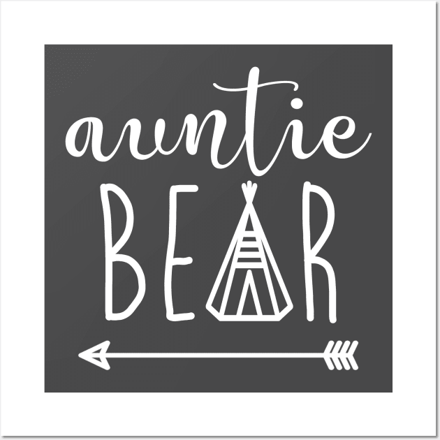 Auntie Bear - Indian Teepee Arrow Wall Art by joshp214